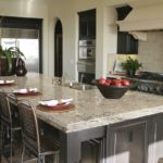 Snowfall granite kitchen