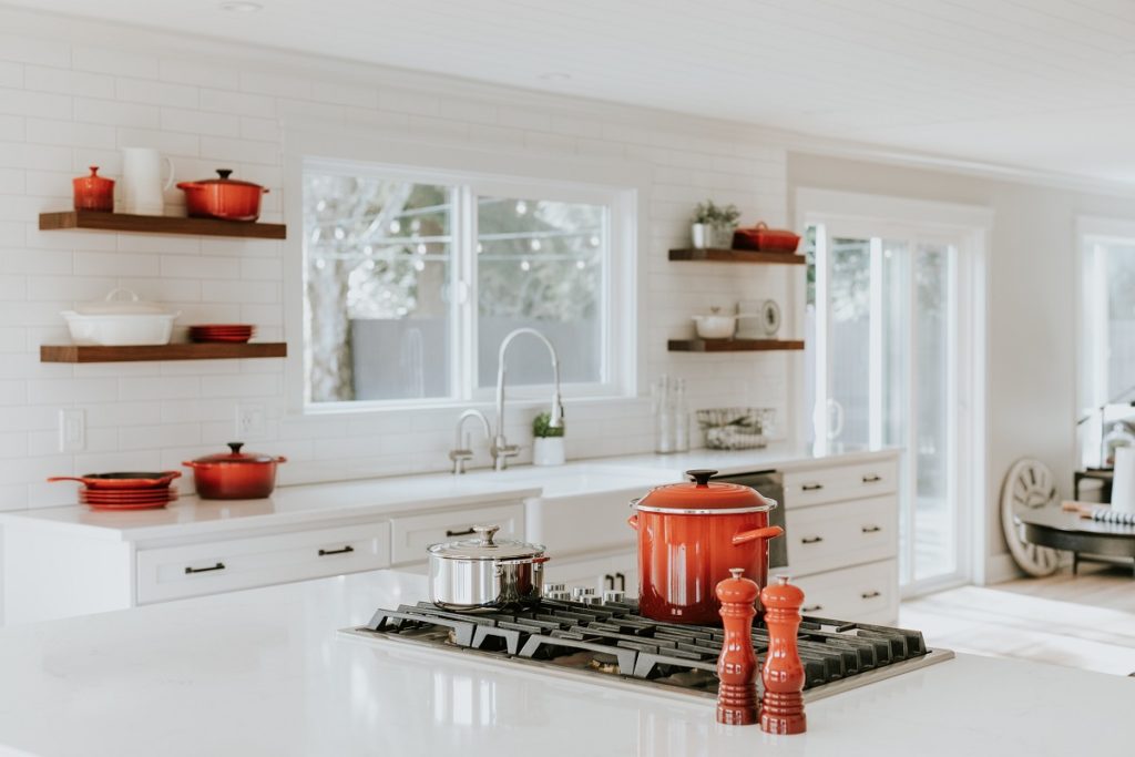 Open Shelves for Kitchen Budget Renovation