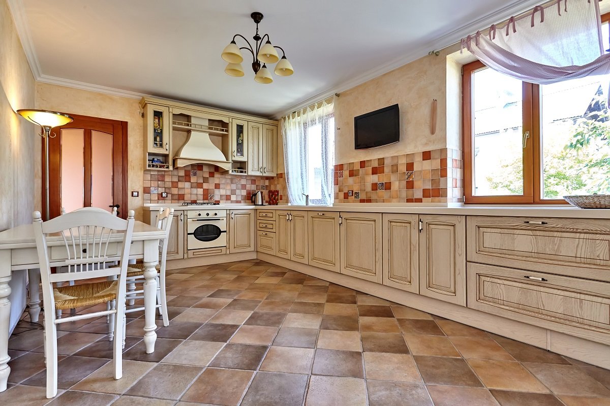 Textured Kitchen Floor