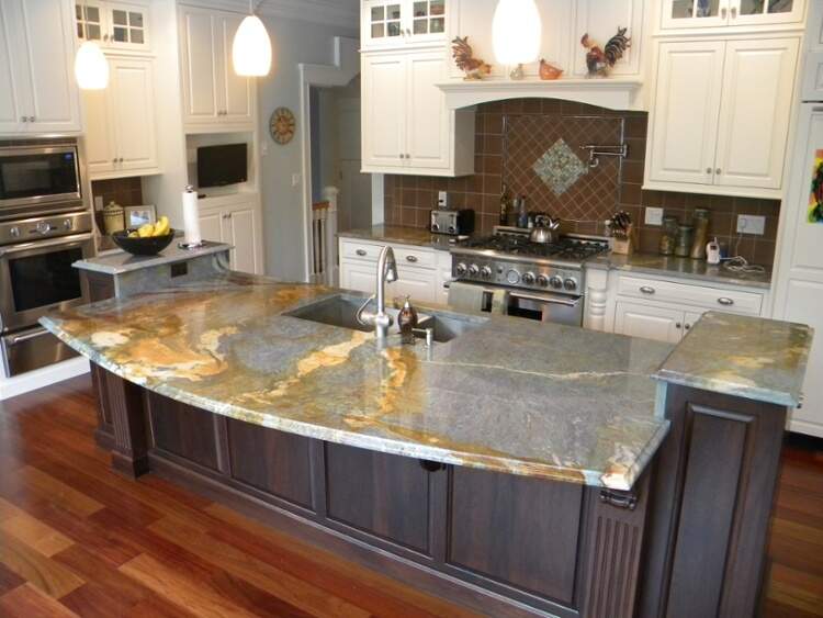 10 Ideas For Granite Kitchen Island Design Granite Selection