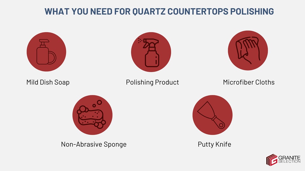 What you need for quartz countertops polishing
