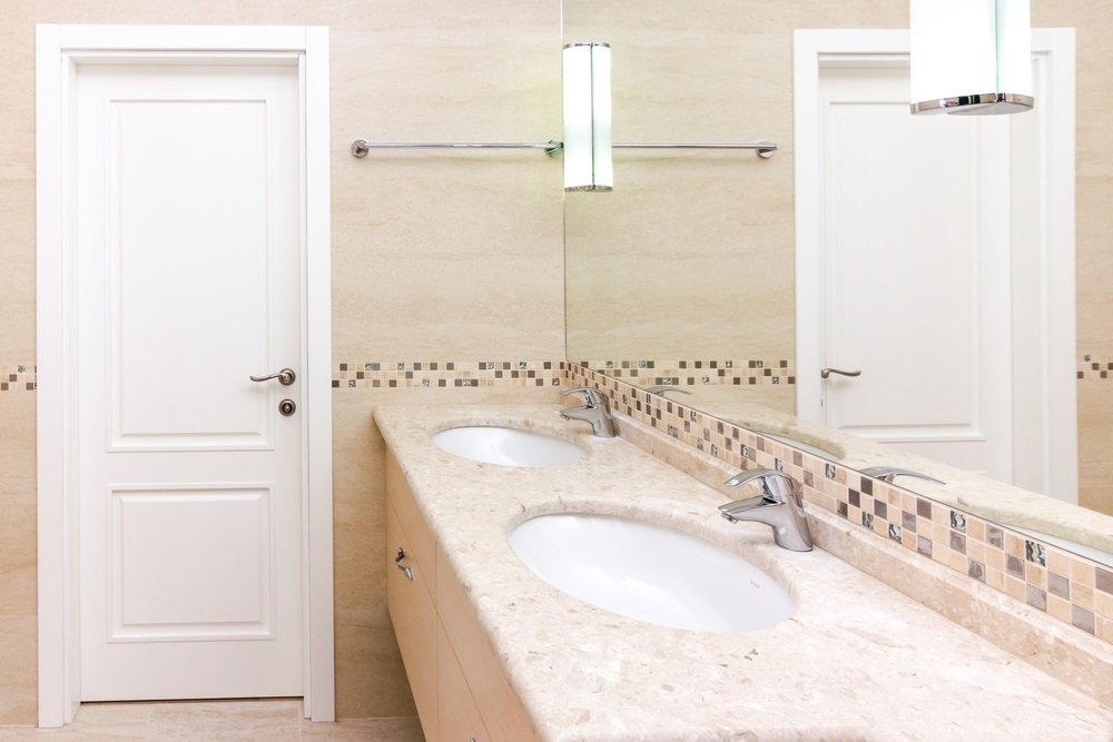 Cleaning quartz bathroom vanities