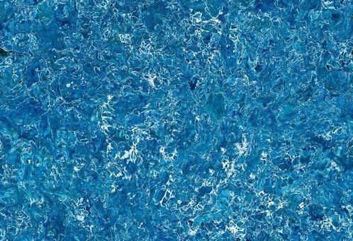 blue countertop