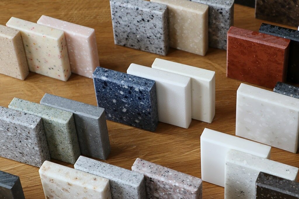 solid surface countertops types